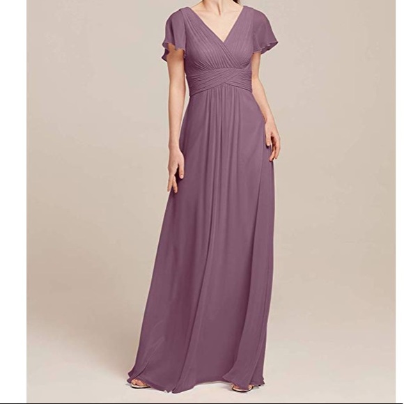 NEW Mauve evening dress - Picture 4 of 7
